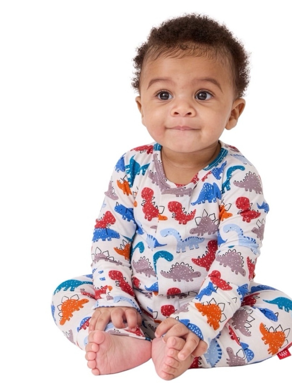 Magnetic Me Baby 2 Pack Convertible Coverall Set. Size Newborn Multi- Dino. NEW! - Picture 2 of 11
